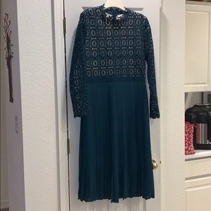 Emerald green dress!